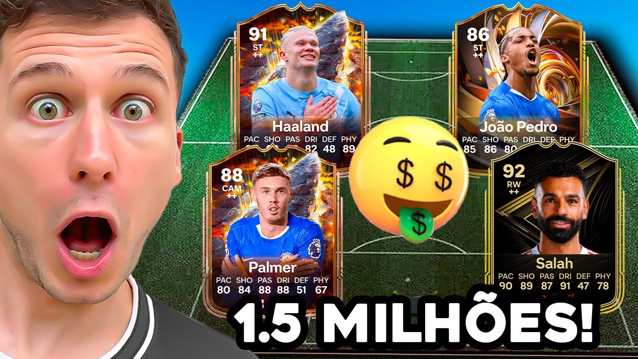 GASTEI 1.5 MILHÕES E COMPREI O MELHOR TIME POSSÍVEL DA PREMIER LEAGUE 🤑🔥 EA FC 26 ULTIMATE TEAM