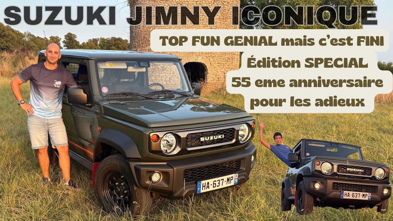 Essai du Suzuki Jimny 55e Anniversaire : la dernière édition avant sa disparition !