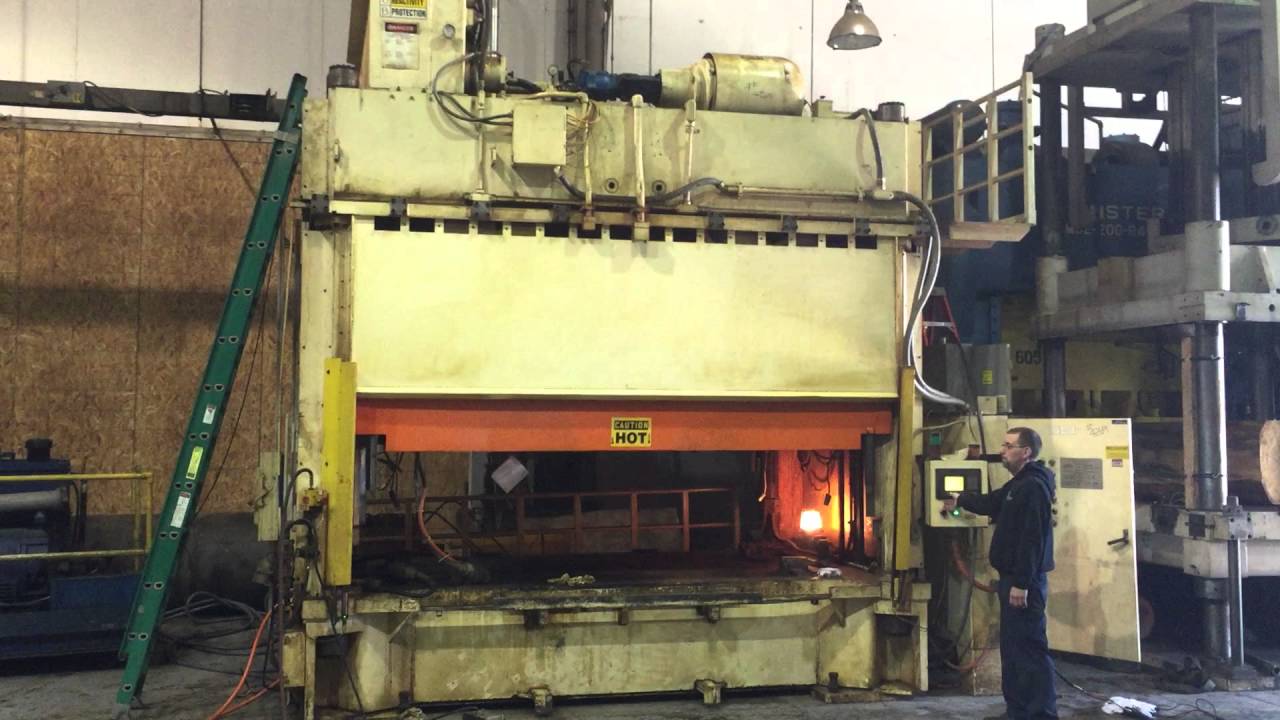 100 Ton Hydraulic Press • Hamilton 100AP082 YouTube