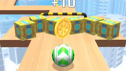 Sky Rolling Ball 3D - Gameplay level 33