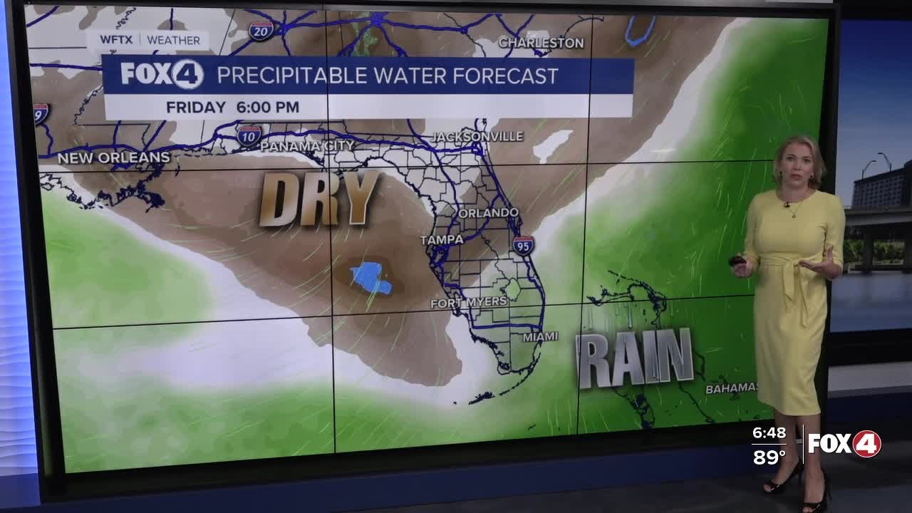 Drier air moving in - YouTube