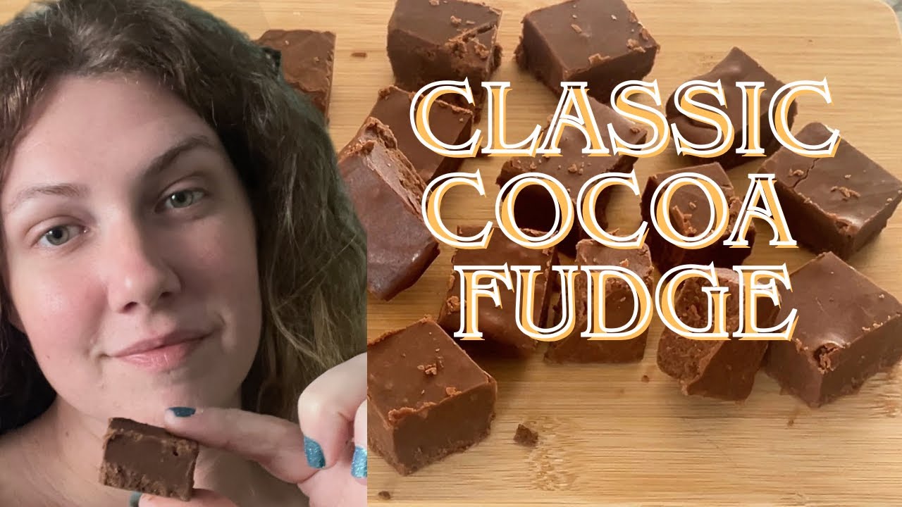 Classic Homemade Chocolate Fudge (Cocoa Powder Recipe)