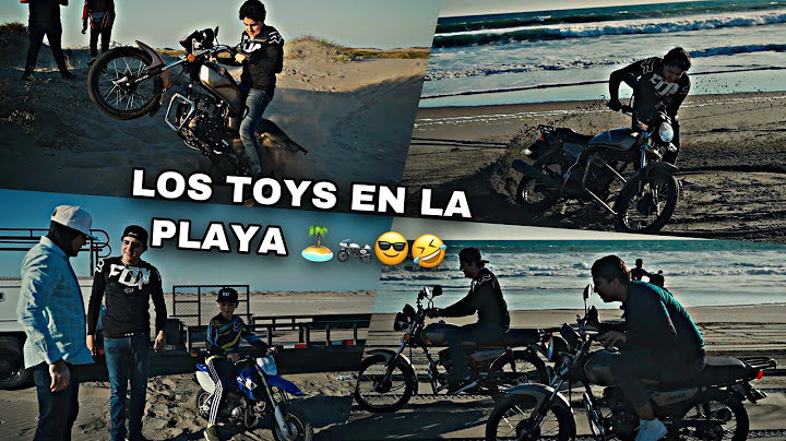 LOS TOYS EN LA PLAYA | EN MOTOS | DIVERSION
