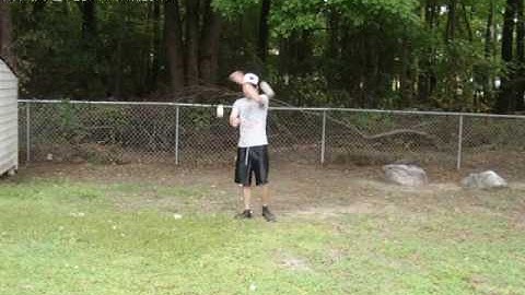 [VHS]darkinertia spinning oggz in backyard to poker face (6 month vid)