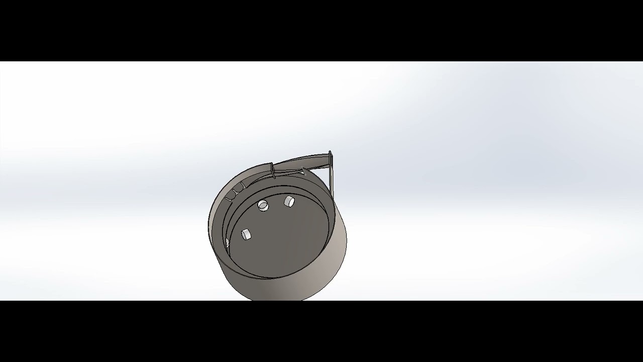Basic Simulation of Vibratory Bowl Feeder with SOLIWORKS