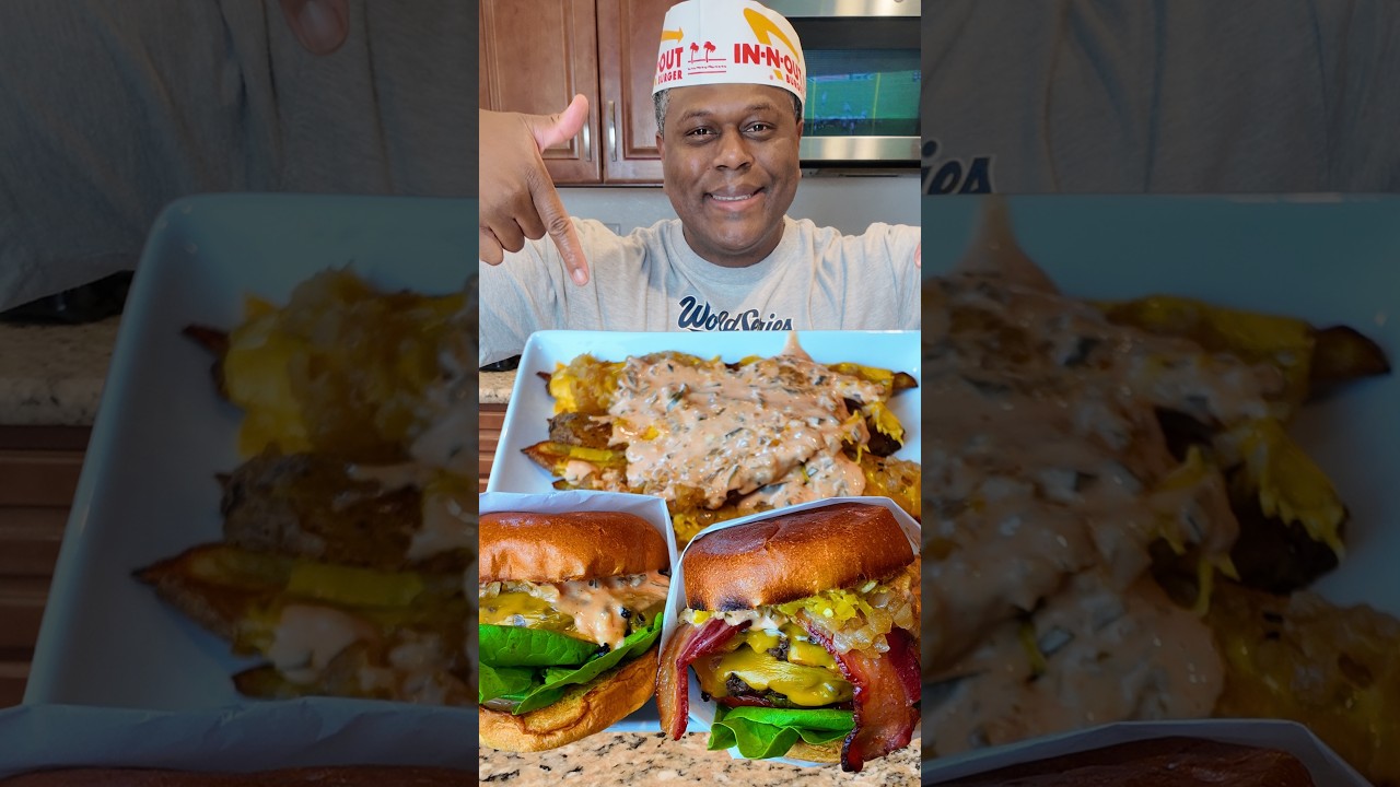 Making In-N-Out At Home With Bacon!