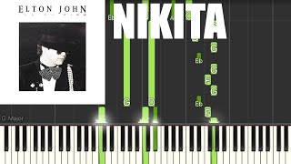 NIKITA by Elton John (Piano Tutorial)