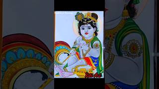 Lord Krishna colourful drawing for beginners drawing krishnajanmashtami2023