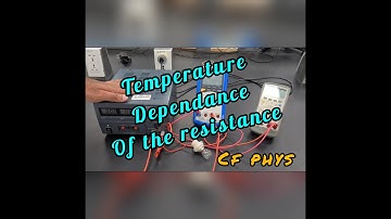 Temperature Dependance of a Resistance Experiment