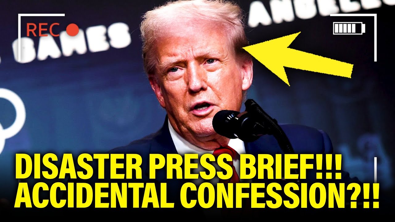 Trump has MELTDOWN at Press Brief with UGLY CONFESSION
