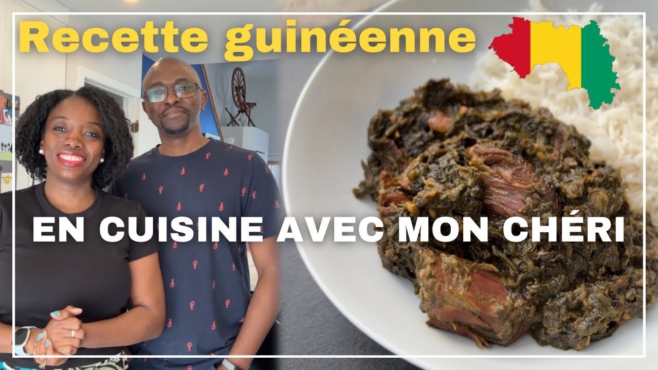 Feuilles de patates douces 🇬🇳Étape par Étape ~Recette Guinéenne Facile