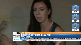 Lightning Strikes Child's Playpen