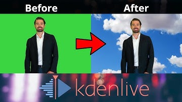 How To Remove Green Screen in Kdenlive