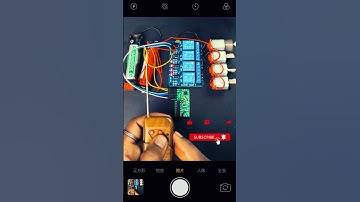 DIY Relay Remote Control: Build Your Own Wireless Switch! #shorts #dcmotor  #relayproject #remote