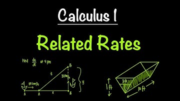 Related Rates Examples Part 2 | Calculus 1 | Math with Professor V