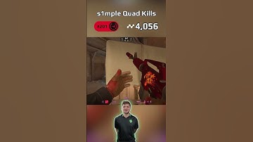 s1mple get a quad kills on dust2 faceit match #cs2 #cs2moments #s1mple #dust2 #faceit