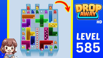 Drop Away Level 585 Solution Walkthrough