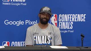 Dallas Mavericks' Kyrie Irving Postgame Interview Game 5 vs. Timberwolves After Clinching NBA Finals