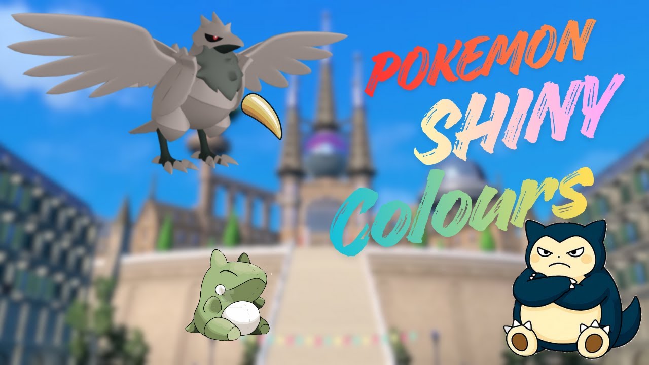 Choosing randomised Pokemon by shiny colours - YouTube