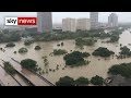 Houston Flood Crisis: Thousands Flee Storm 🌧️