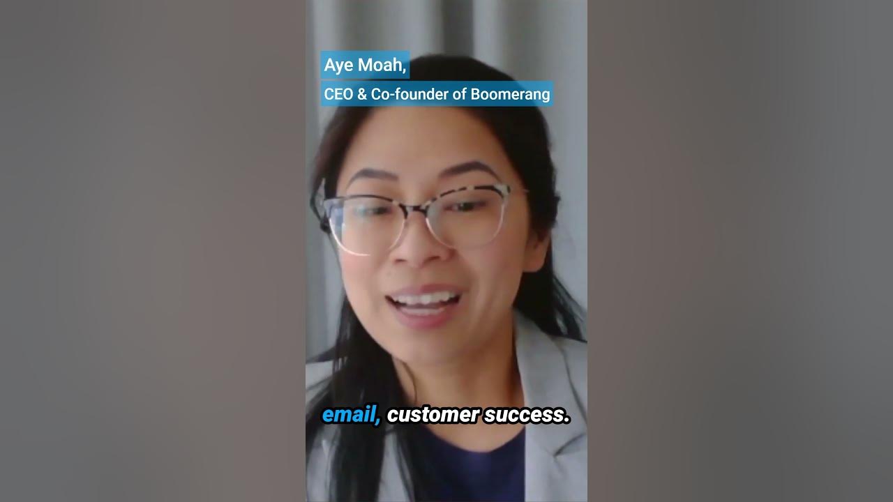 Aye Moah, CEO & Co-founder of Boomerang | BCL #shorts - YouTube