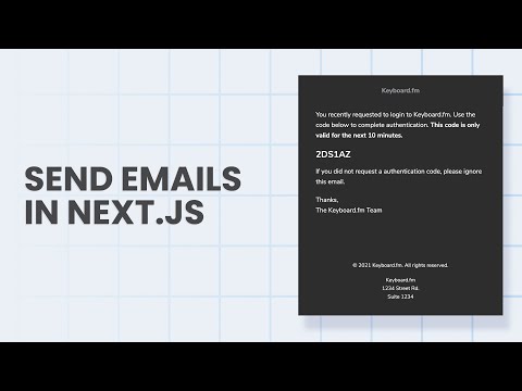 Send Emails From Your Next.js App With Sendgrid