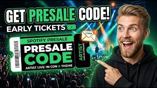 Full How to Get Spotify Fans First Presale Code | Step-by-Step Guide! Update
