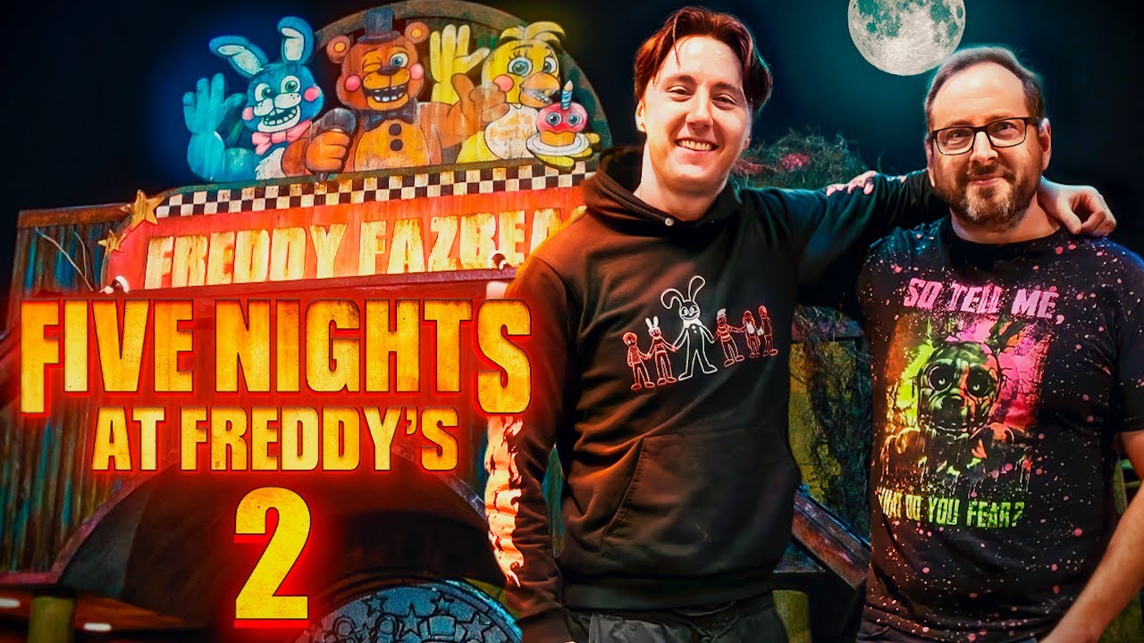 I WENT TO SEE THE FNAF 2 MOVIE ANIMATRONICS & SET - let’s talk about it ...