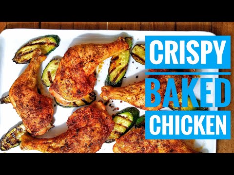 Crispy Baked Chicken Legs Recipe | How to make crispy chicken in the oven