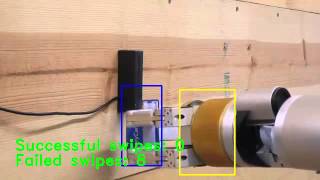robot swiping output 1