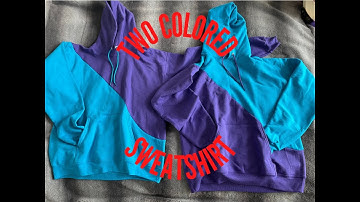 How To Make: A Two Colored Sweatshirt