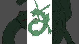Daily Pokemon - Rayquaza (Timelapse) #shorts #384