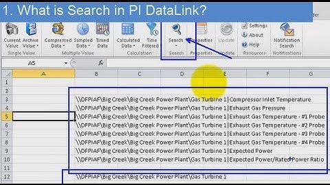 OSIsoft: Search for PI Tags and PI AF Attributes in PI DataLink (PI DL 2013 Excel Add-in)
