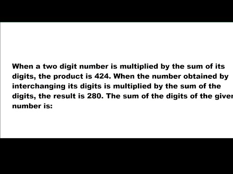 two digits number multiplied by the sum of its digit , the product is 424