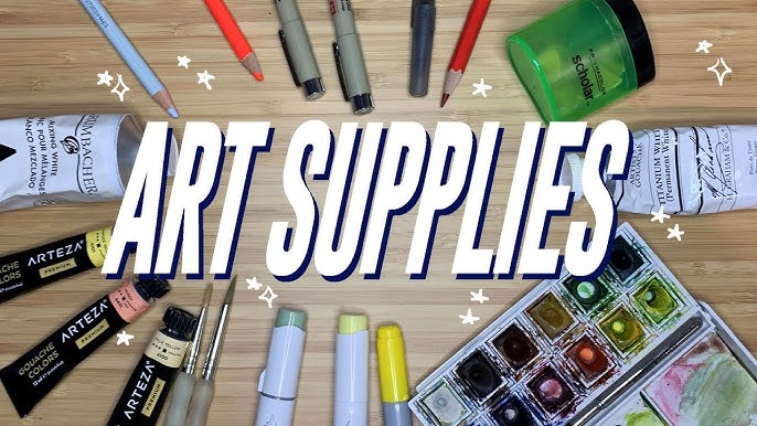 What's in my art caddy? Art supplies! 