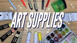 ★ ART SUPPLIES for beginners | tips and tricks ★