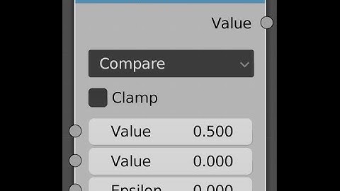 Blender Math Node COMPARE: Baltimore