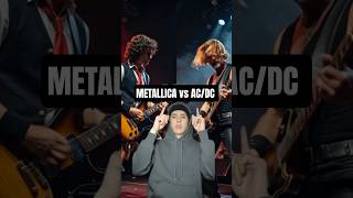 Metallica or AC/DC? 🎸 The Greatest Riff Battle Ever! #rock #metallica #acdc #guitar #shorts