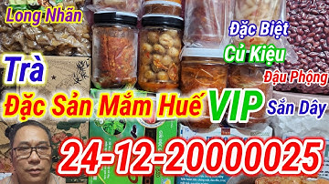 Khám Phá Đặc Sản Huế CÁ RÒ CỦ KIỆU CÀ PHÁO TÔM KHÔ CÁ KHÔ #ĐặcSảnMắmHuế | Ngày 24/12/20000025