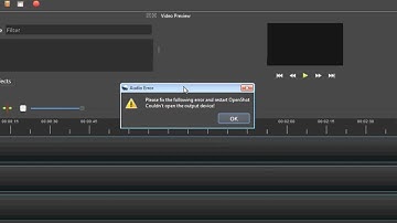 How to Fix OpenShot Audio Error: "Please fix the following error and restart OpenShot. Couldn
