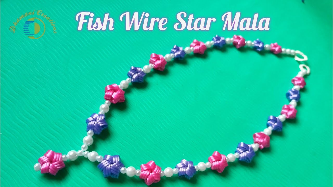 Fish Wire ಮಾಲೆ | How to Make Star from Fish Wire