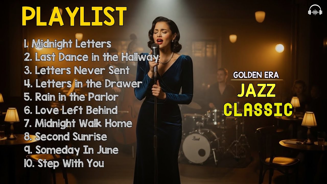 1940s Jazz Classics – Timeless Vintage Retro Jazz Collection for Peaceful Nights