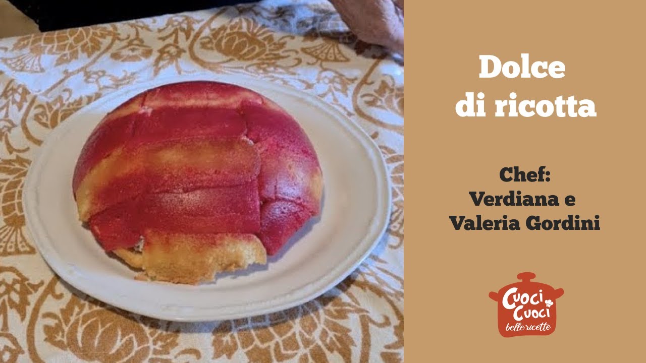 Zuccotto di ricotta