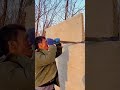 concrete wall installation skills #shorts