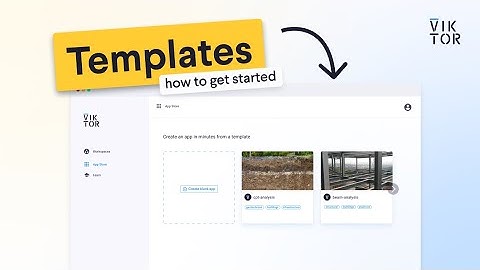 Create a new VIKTOR app from a template
