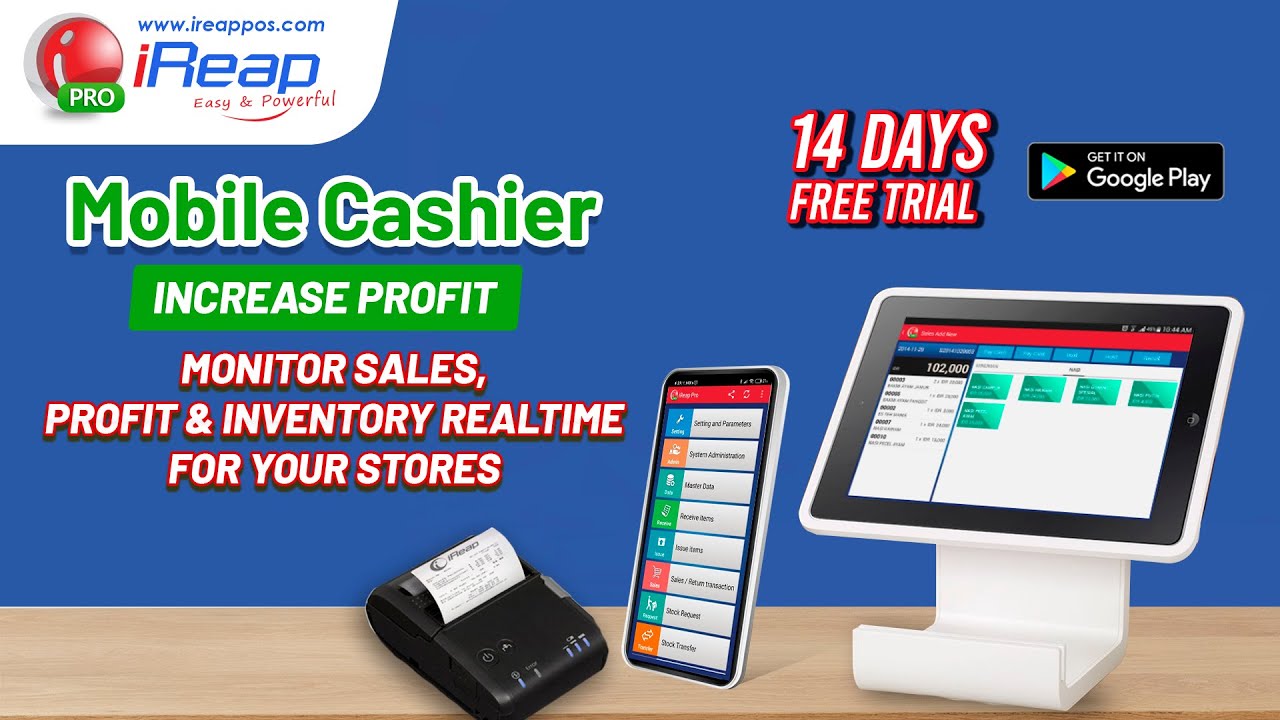 IREAP POS PRO Introduction  - Multi Store Android Point of Sale