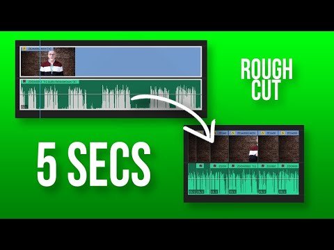 How To Make Rough Cuts SUPER FAST - Video Editing Tutorial