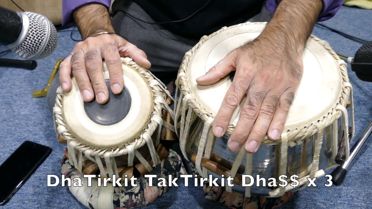 Tabla Lesson # 189 Kehrava AKJ Style - tejsinghca@gmail.com