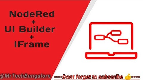 Design The Iframe using NodeRed in just few steps | integrate Iframe using NodeRed 👍