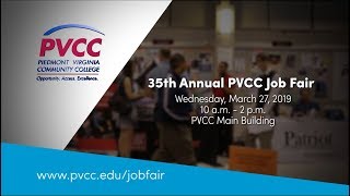 PVCC Career Services: 2019 Annual Job Fair